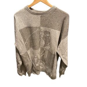 Vintage‎ Grand Slam oatmeal men's crewneck long sleeved sweater made in the USA